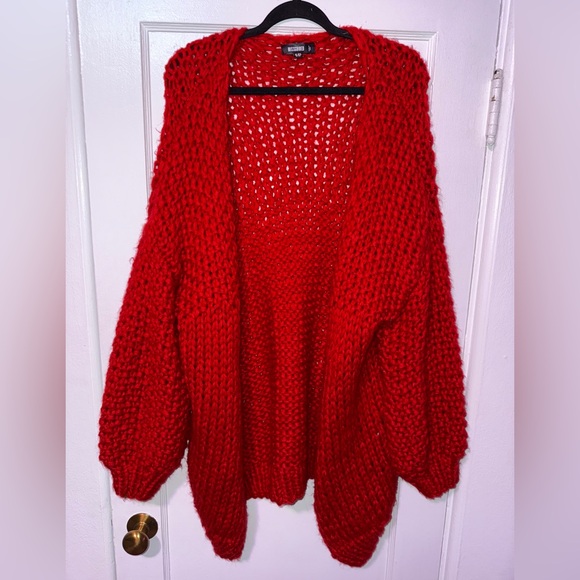 Missguided Sweaters - Oversized Chunky Cardigan